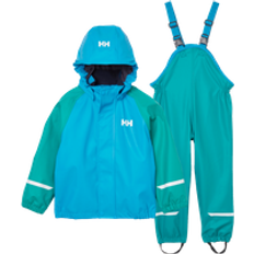 Helly Hansen Bergen Fleece Pu Rainset 2.0 - Regnjacka - Børn Green Child's height 128 cm