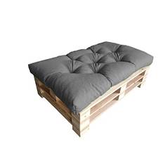 Chilly Pilley Pallkudde Skumflingor Pallkudde Pallkudde Pallmöbel Pall Soffa Ryggstöd Sittdyna Sidodyna Set (Sittdyna 120 X 60 Grå)