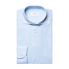 Eton, Skjorta, Herr, 3Xl, Bomull, Stretch Cotton Dress Shirt - blue (3XL)