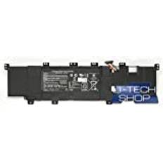 Li-tech batteri kompatibel 4000 mAh för Asus Vivobook S400CA-CA006HBE datorbatteri 4Ah