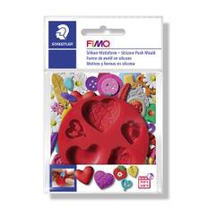 FIMO Silikoneform Hjerter 8725 23