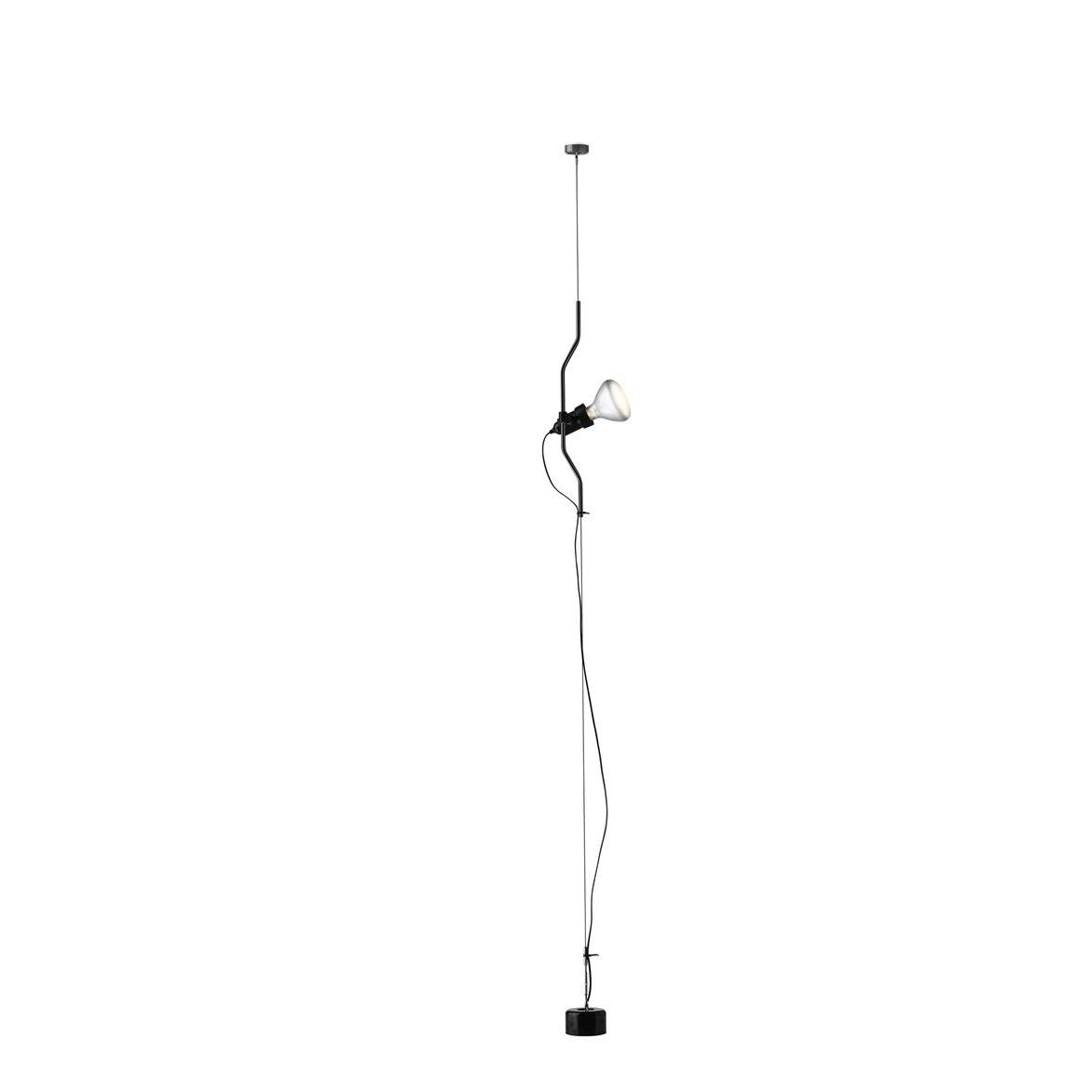 FLOS Parentesi tak, svart 400cm dimbar
