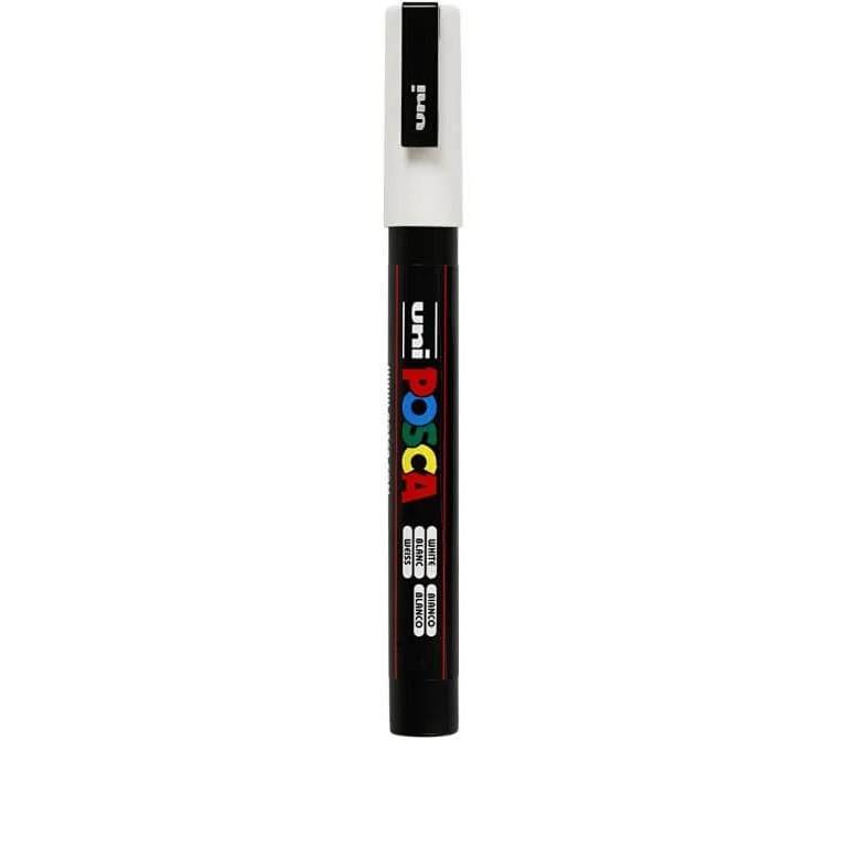 Posca Marker - White - Bullet Fine Tip 0,9-1,3 mm