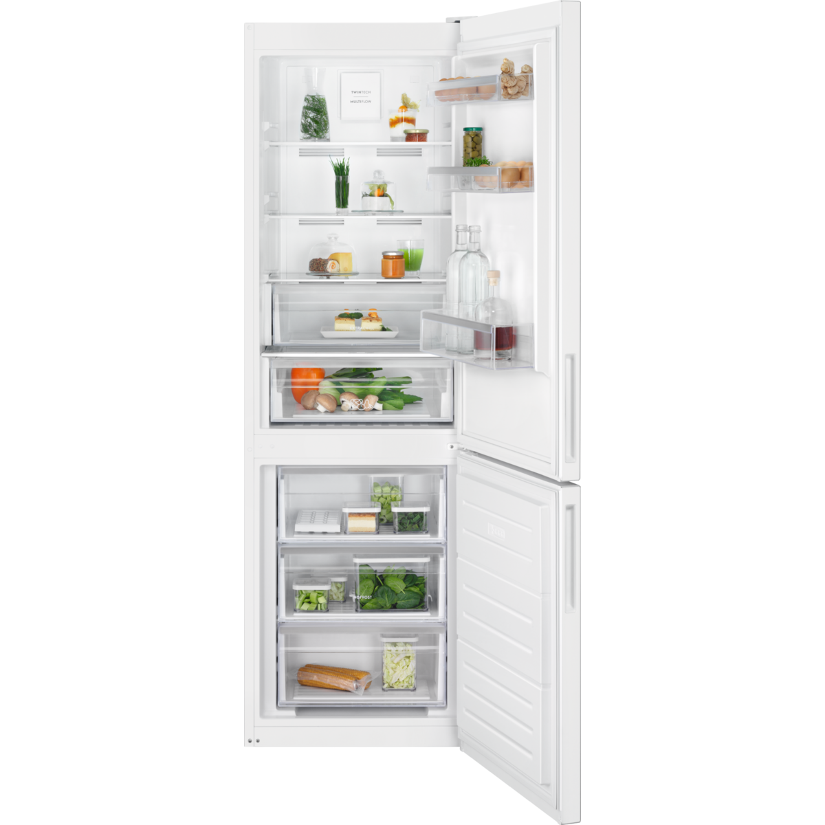 Electrolux 600 TwinTech® NoFrost Køle-/Fryseskab 186 cm Y600E186W