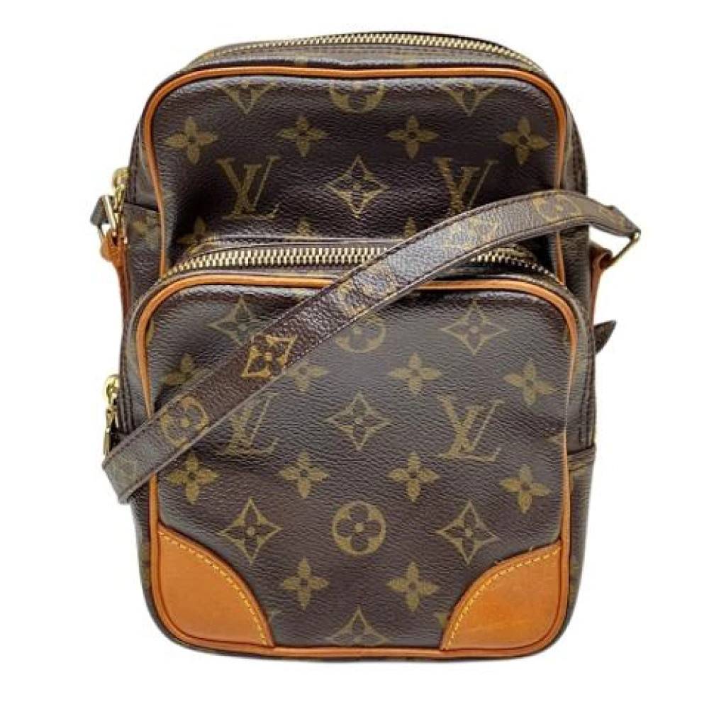 Louis Vuitton Vintage Pre-owned Monogram Skuldertaske - Vintage - Dame - Brun - ONE SIZE - Uld
