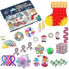 Julkalender med Fidget Toys - Stressreducerande Fidget Leksaker i Blind Box för Barn 1