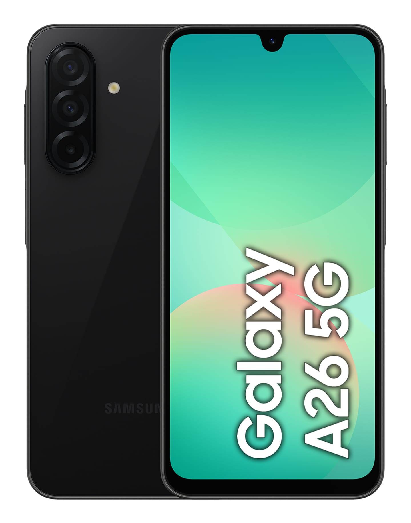 Samsung Galaxy A26 17 cm (6.7″) Dual SIM Android 15 5G USB Type-C 6 GB 128 GB 5000 mAh Sort
