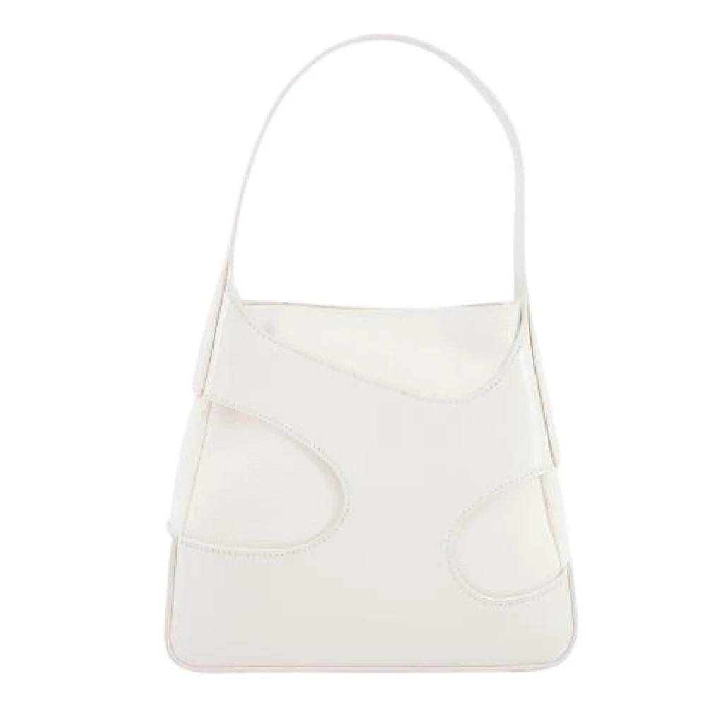 Salvatore Ferragamo Pre-owned Pre-owned Canvas Skuldertaske - Vintage - Dame - Hvid - ONE SIZE - Uld