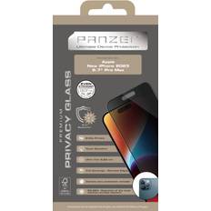 PANZER - iPhone 15 Pro Max Full-Fit Privacy Glass 2-way