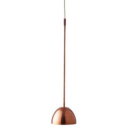 Haiku pendel ABC lys - Kobber / Med roset og transformer med to ledningshuller