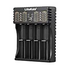 Lii-402 Smart Battery Charger 1.2V 3.7V 3.2V 3.85V AA/AAA for 18490 18350 17670 17500 16340 14500 10440 Batteries JIANNI