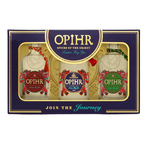 Opihr Gin 3 x 5 cl, i gaveæske.
