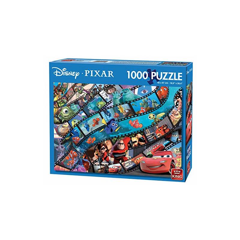 King 5265 Disney Pixar Movie Magic Jigsaw Puzzle 1000-Piece, 68 x...