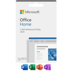 Microsoft Office Home 2024 permanent Card version Windows compatible 2 PCs (latest version) 11, 10/mac