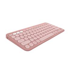 Logitech Pebble Keys 2 K380s tangentbord Universal Trådlös RF + Bluetooth QWERTY Amerikanskt internationellt Rosa