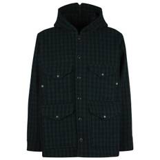 Filson Mackinaw Wool Hooded Cruiser Yllejacka Herr Storlek XL Färg svart