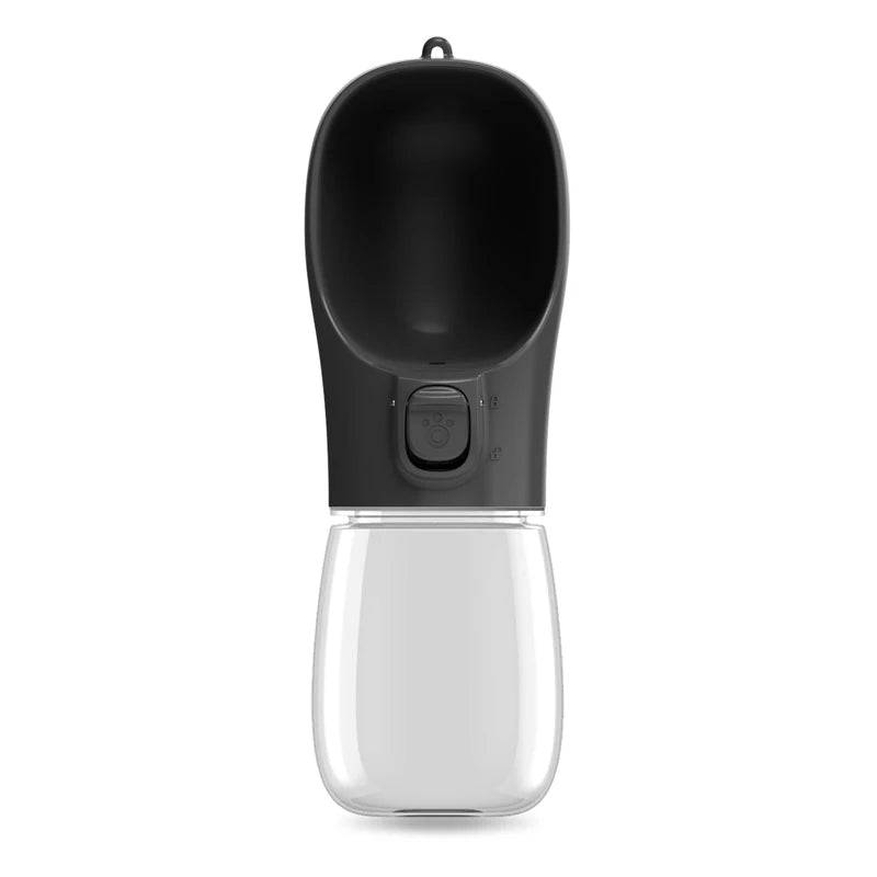 Portable Dog Water Bottle with Drinking Bowl – Leakproof, for Dogs & Cats - black / 350ml-PC (350ml-PC)