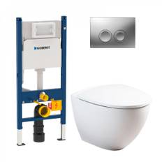 Geberit indbygningscisterne m/Ifö Sign Art toilet og softclose sæde
