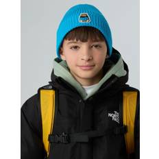 The North Face The North Face Blue Kids Logo Cuffed Beanie Hat