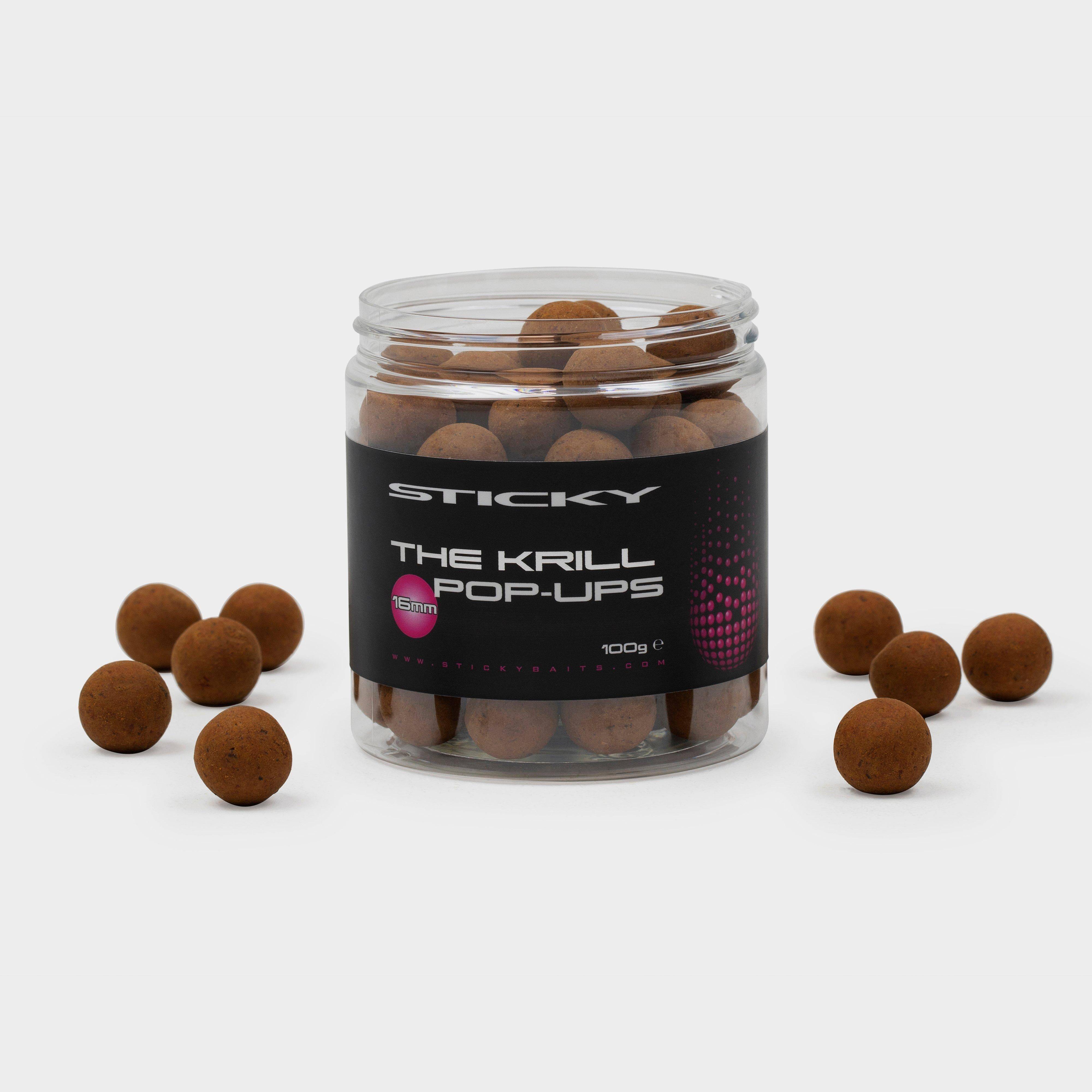 Sticky Baits Krill Pop Ups 16Mm, Brown