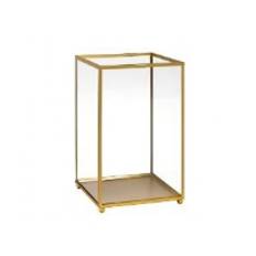 Lanterne Duni Comodo Noble 22x14 cm Glas og Metal,2 stk/krt