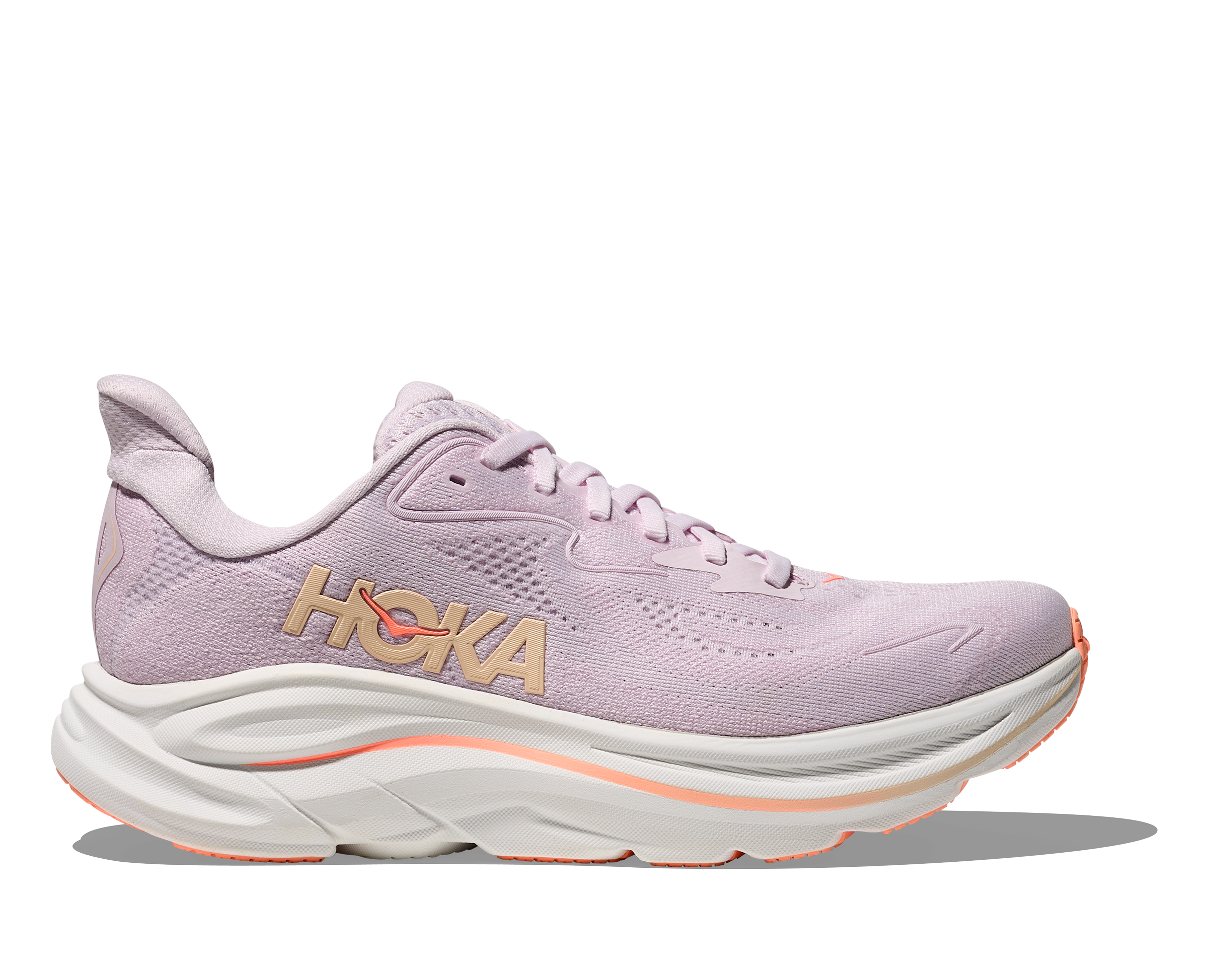 Hoka W Clifton 10 Wide Lilac Cream / Tangerine Glow - 36