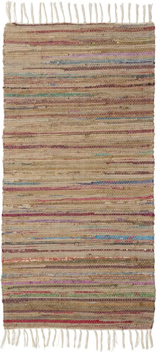 Ib Laursen Floor Runner Multicoloured with Brown as Base 60 x 120 cm