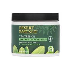 Desert Essence, Tea Tree Oil Facial Cleansing Pads, 50 Pads