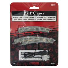 Rokuhan Z gauge R057 PC truck electric curve point rail left branch