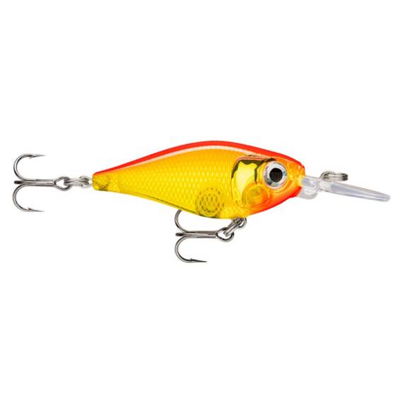 Rapala X-Light Shad 4cm, 4g - Gold Fluorescent Red