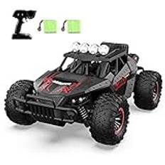 2,4 GHz Fjärrstyrd bil med två 70 minuters bilbatteri Fjärrkontroll Höghastighets Off Road Vehicle 20KM/H RC Bil 1:16 All Ground,Perfekt present till barn och tonåringar