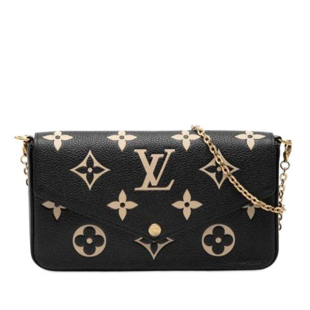 Louis Vuitton Vintage Pre-owned Pochette Felicie - Vintage - Dame - Sort - ONE SIZE - Uld