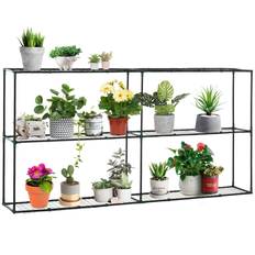 Plantereol 222 x 30 x 114 cm 3-lags trådhylder / Havehylde