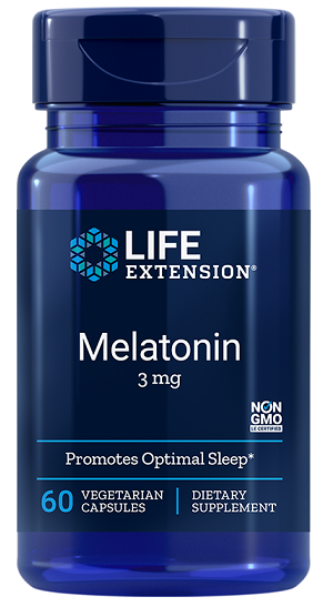 Melatonin, 3mg - 60 vcaps