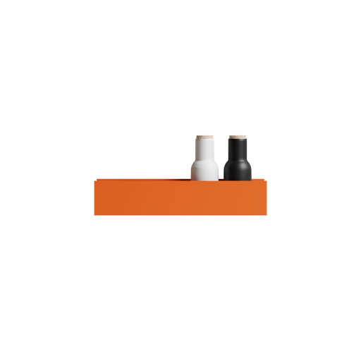 Nichba Shelf U40 hylde, 40x8 cm, orange