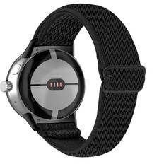 Google Pixel Watch 2 Nylon Rem - Sort, Flettet