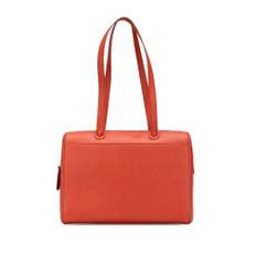Chanel Vintage, Pre-owned, Dame, Orange, ONE SIZE, Uld, Pre-owned Laeder totes