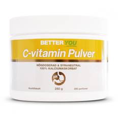 Better You Premium C-vitamin Pulver Syraneutral, 250 gram