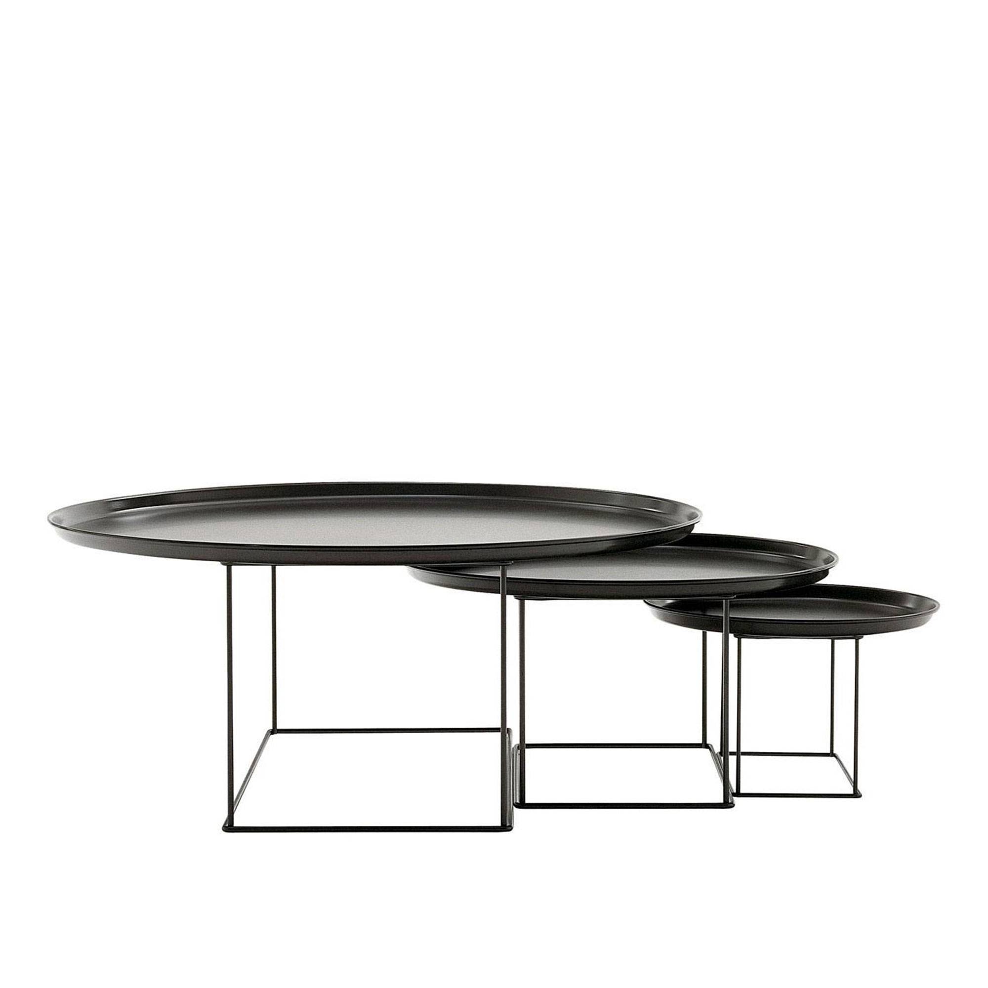 B&B Italia - Fat-Fat Outdoor Round Small Table OTF62, Clay Painted - Småbord & Sidobord utomhus - Patricia Urquiola - Röd - Metall