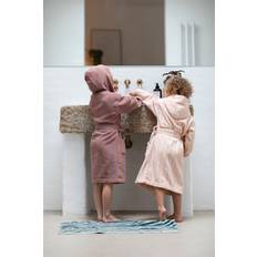 Bongusta Naram Kids Bathrobe Str 5-7 år - Tropical & Creme Morgenkåber Bomuld hos Magasin