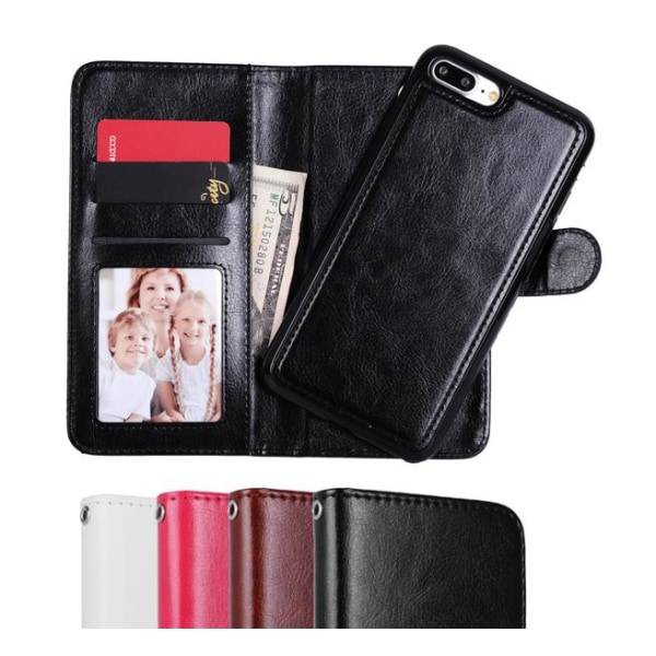 iPhone 7/8 Plus - Fodral / Magnet Skal 2 in 1 - Rosa