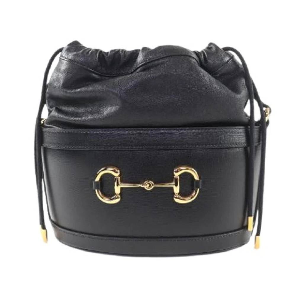 Gucci Vintage - Pre-owned Vintage Horsebit Axelremsväska Vintage - Dam - ONE Size - Läder
