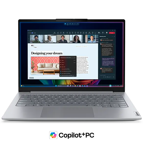 Lenovo ThinkBook 14 Gen 9 14 Intel Intel® Core Ultra 5 325-processor LPE-kärnor upp till 3,40 GHz P-kärnor upp till 4,50 GHz, Windows 11 Home 64, 512 GB SSD M.2 2242 PCIe Gen4 QLC