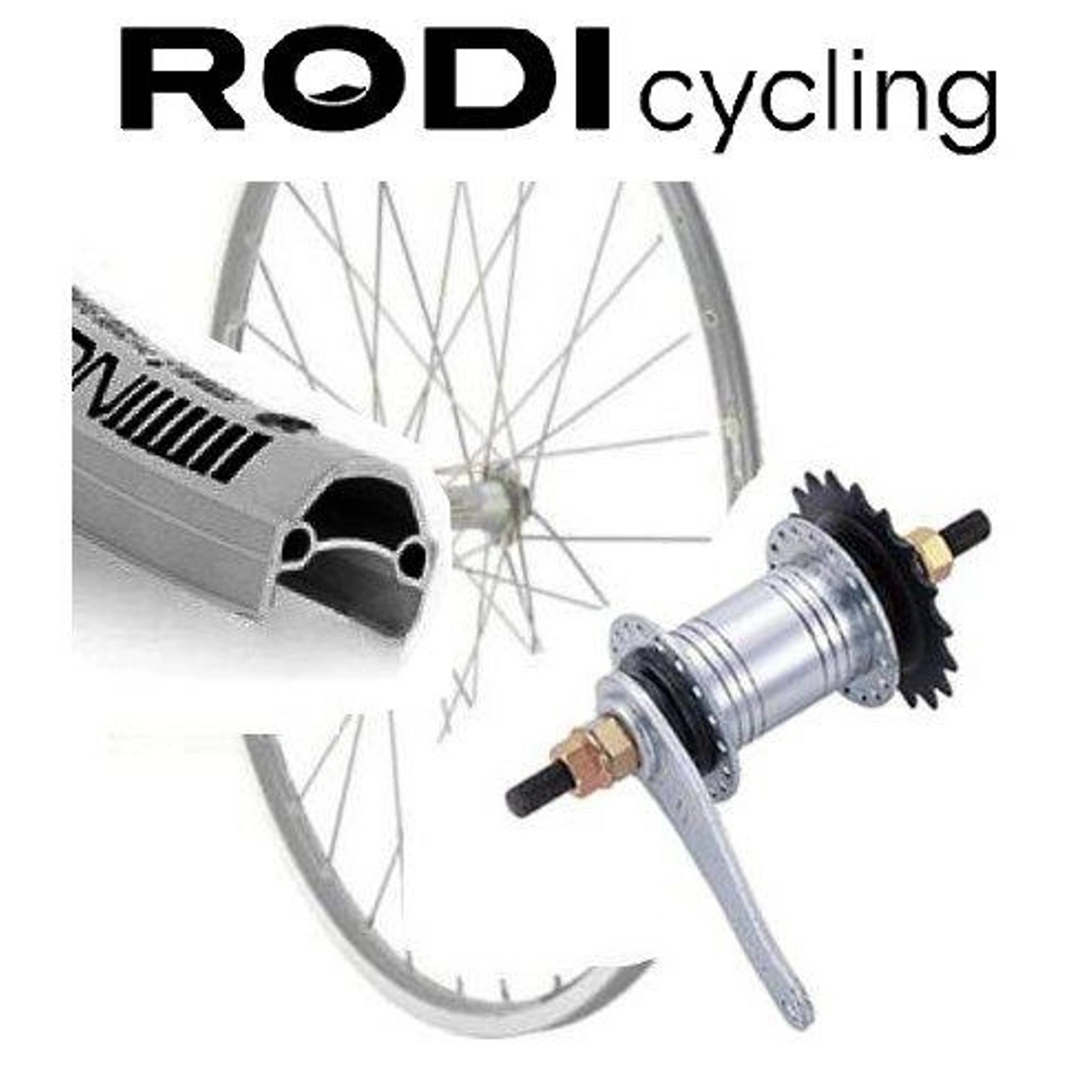 Rodi Bakhjul 28" (622mm) Fotbroms Silver |Oväxlat