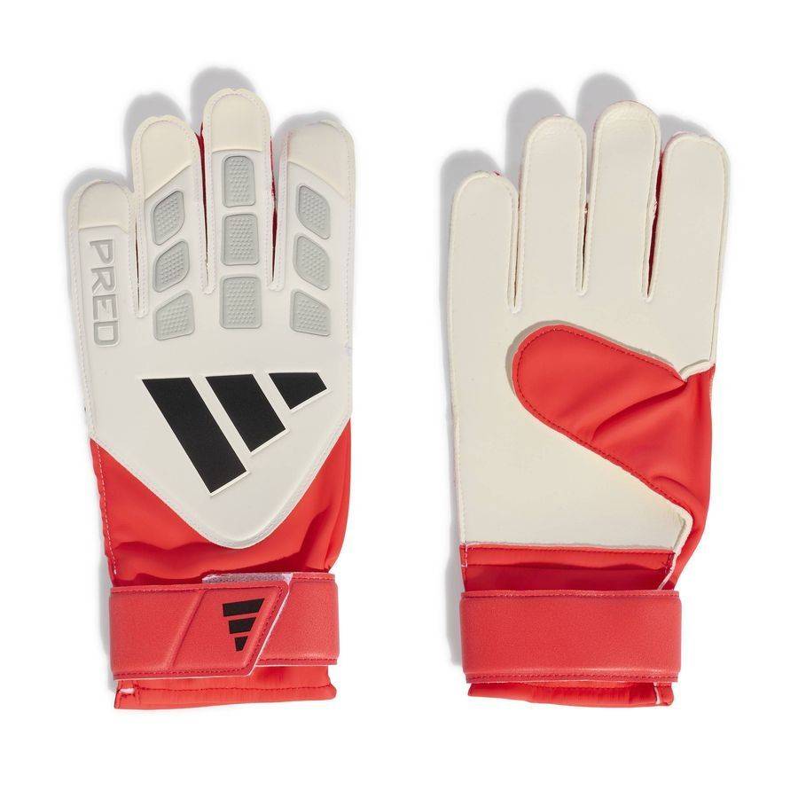 adidas Målvaktshandske Predator Training Born For Goals - Vit/Lucid Red/Svart - ['Vit'] (10½)