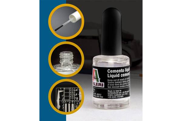 Byggmodell lim - CEMENT none-toxic 15 ml brush applicator - IT