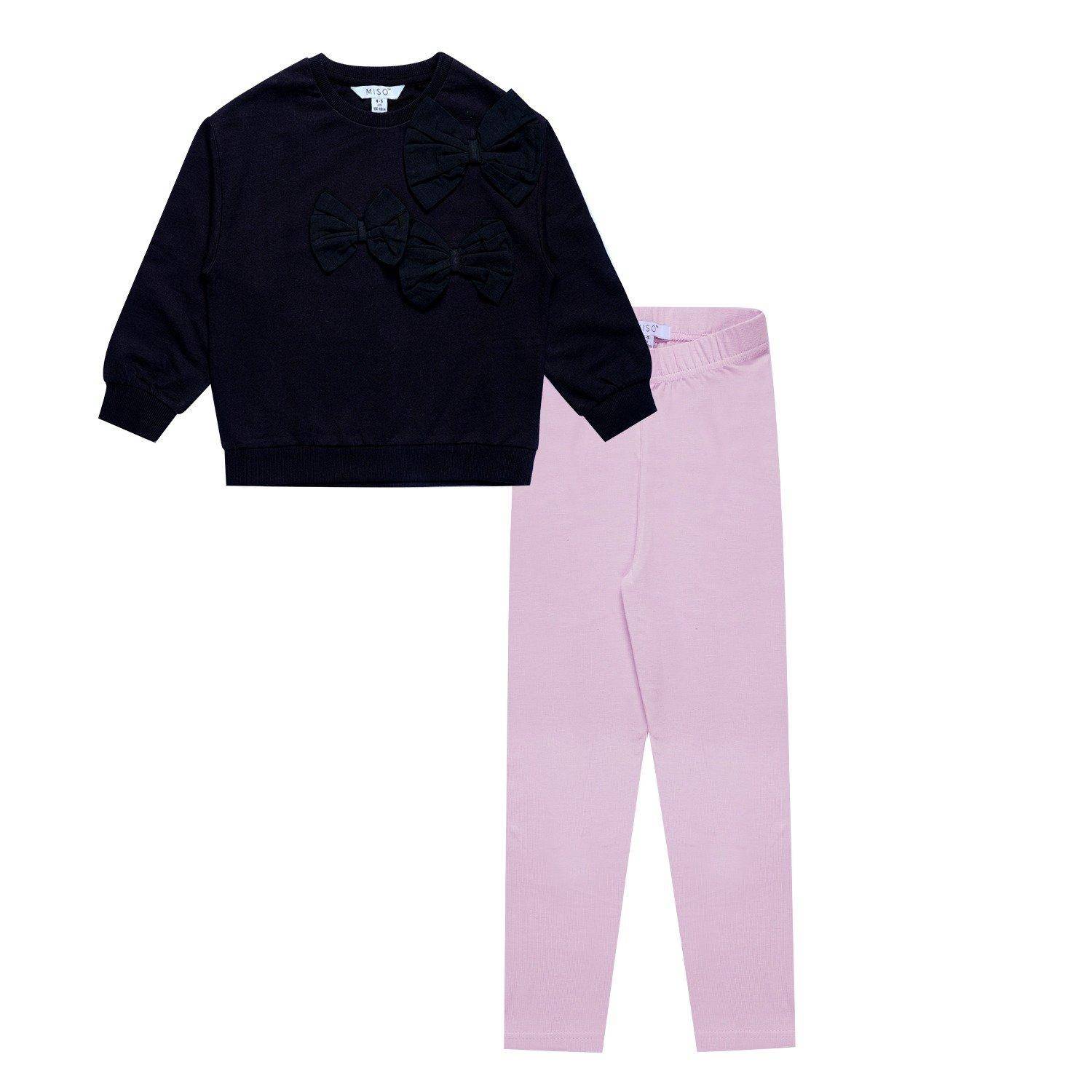 Miso Kids' Sweatshirt Top And Legging Set