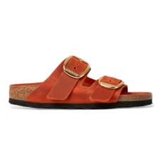 Birkenstock, Skor, Dam, Orange, 39 EU, Orange Big Buckle Sandaler