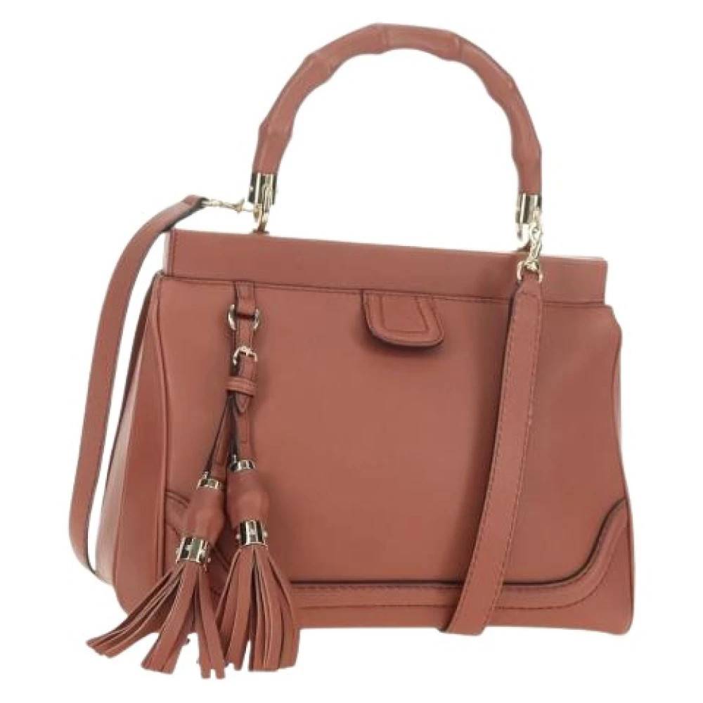 Gucci Vintage Pre-owned Vintage Håndtaske - Vintage - Dame - Lyserød - ONE SIZE - Uld