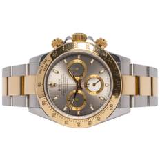 Rolex Daytona 40, Sølv, Guld / Stål, Oyster